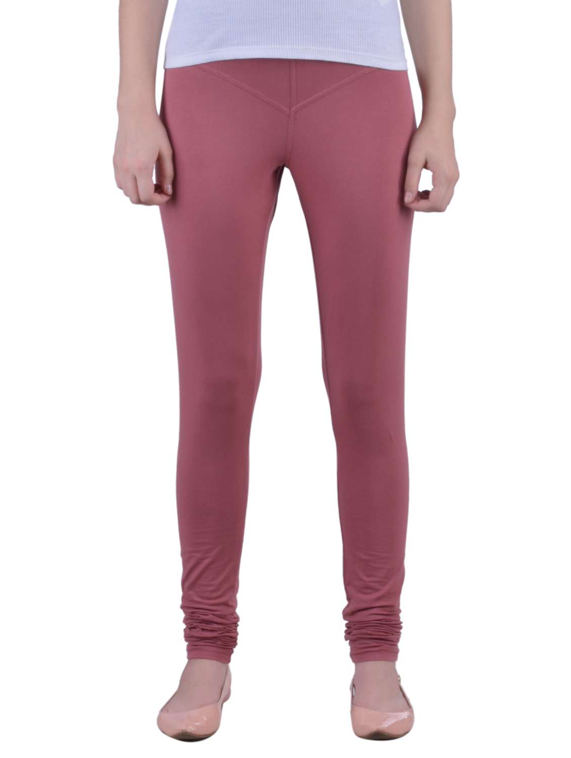 pink cotton leggings