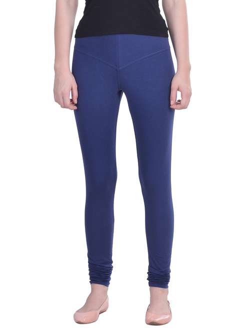 blue cotton leggings - 12780921 - Standard Image - 0