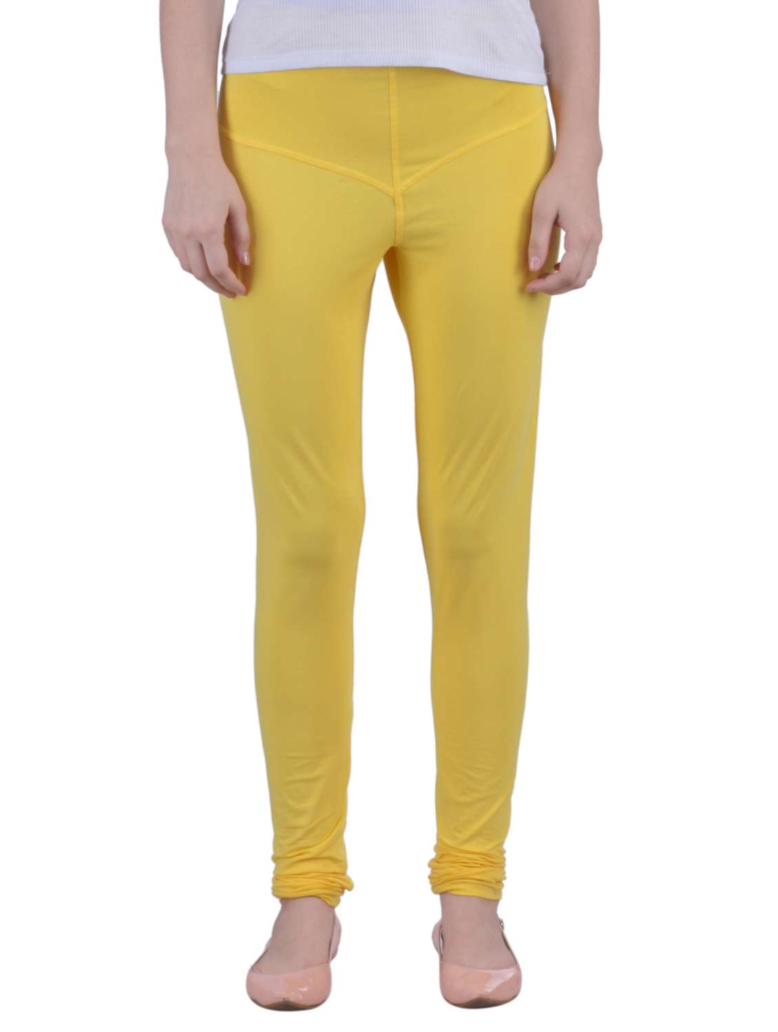 yellow cotton leggings - 12780922 - Zoom Image - 0
