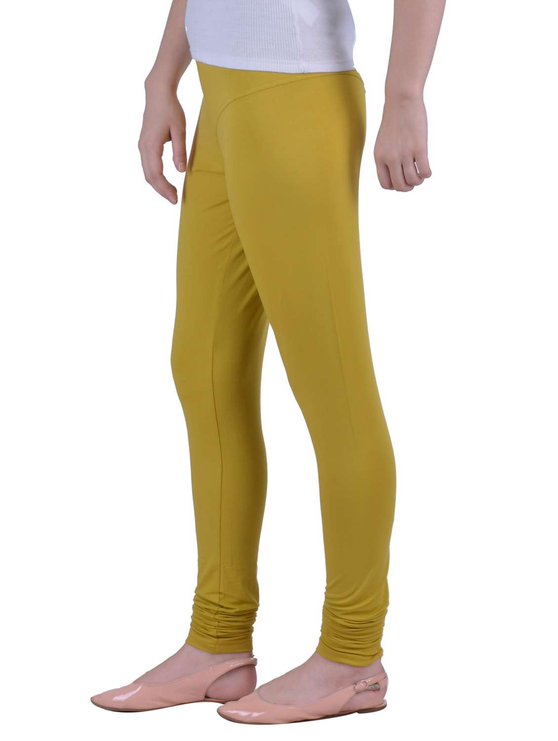 gold cotton leggings - 12780923 - Standard Image - 1
