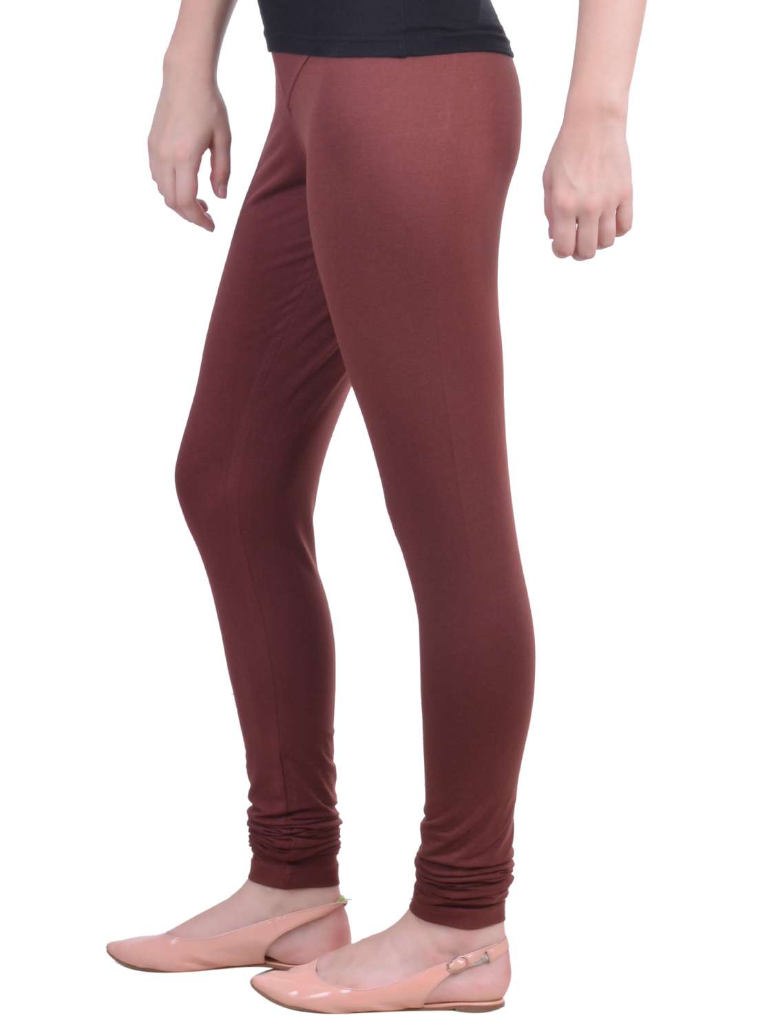 brown cotton leggings - 12780926 -  Standard Image - 1