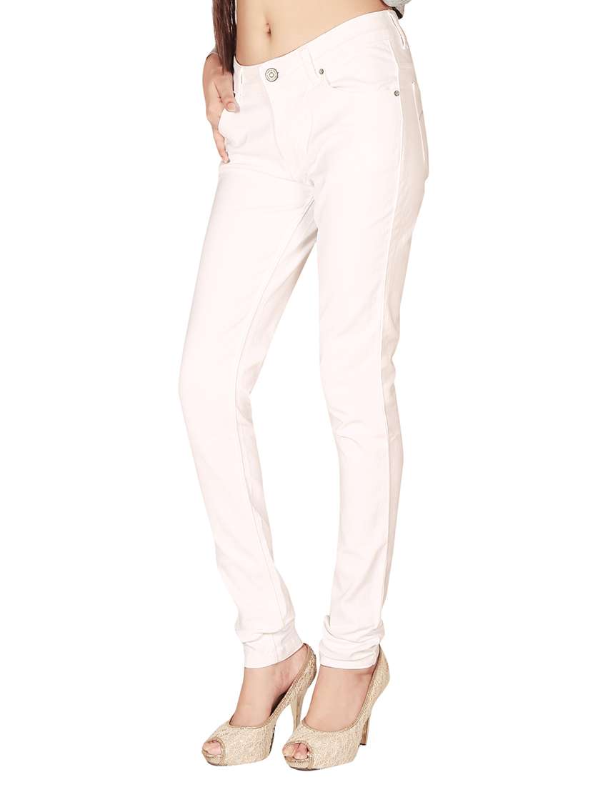 women's plain slim fit jeans - 12785029 - Standard Image - 1