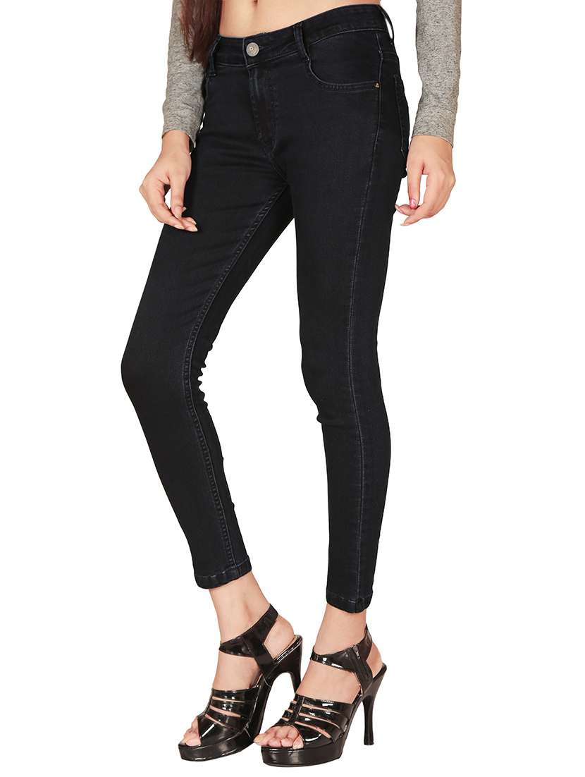 women's plain slim fit jeans - 12785031 -  Standard Image - 1