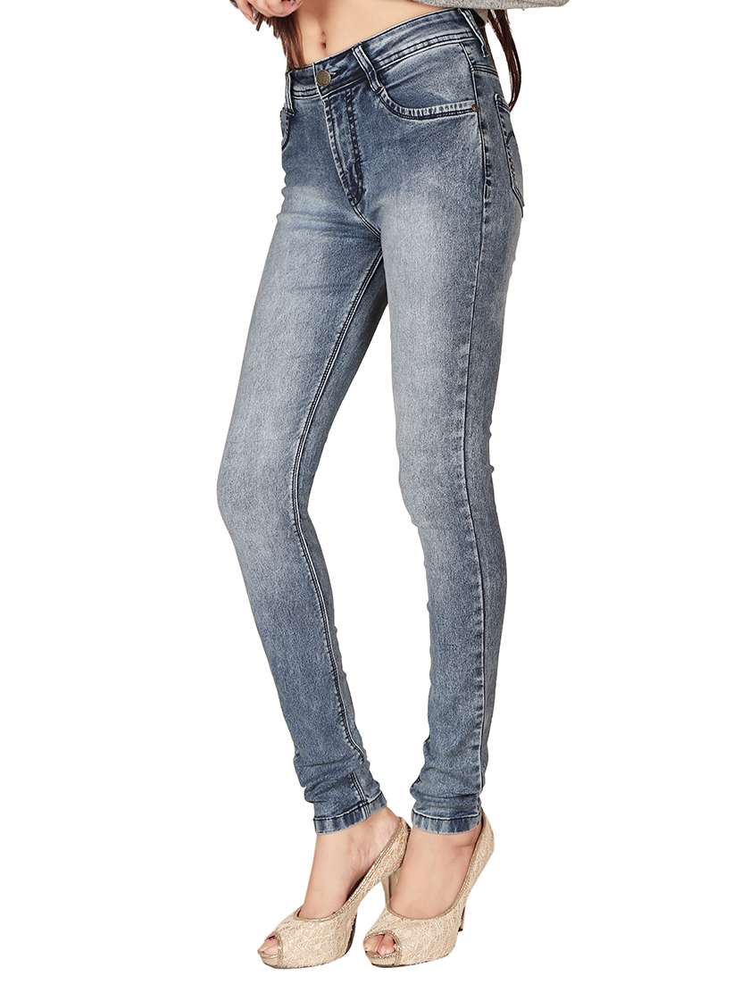 women's plain slim fit jeans - 12785034 -  Standard Image - 1