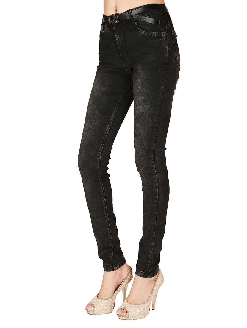 women's plain slim fit jeans - 12785038 -  Standard Image - 1