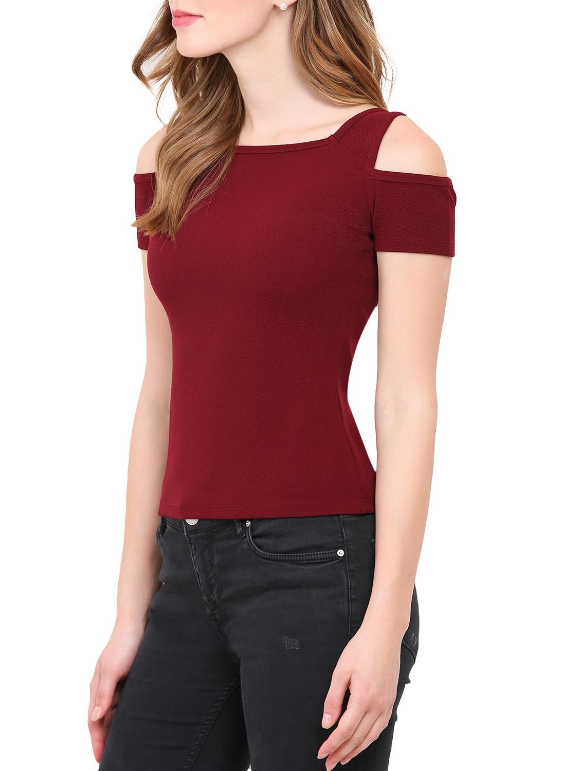maroon others top - 12786287 -  Standard Image - 1