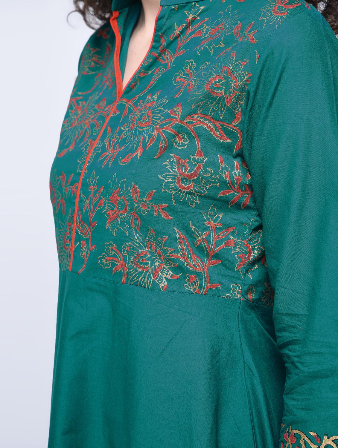 women's flared kurta - 12787546 - Standard Image - 4