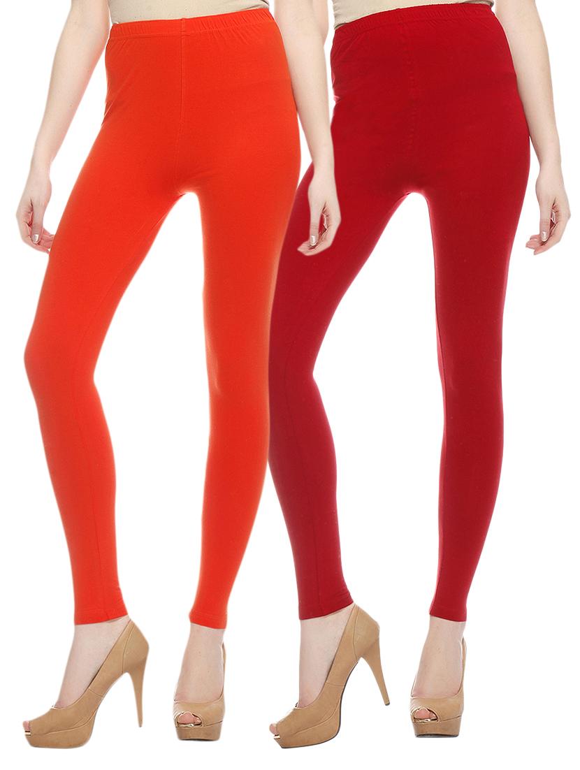 set of 2 ankle length leggings - 12787703 -  Zoom Image - 0