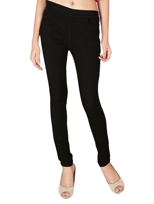 black denim jeggings - 12790867 - Standard Image - 0