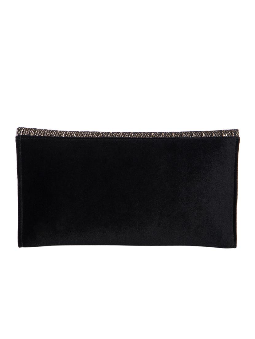 black velvet clutch - 12792385 - Standard Image - 1