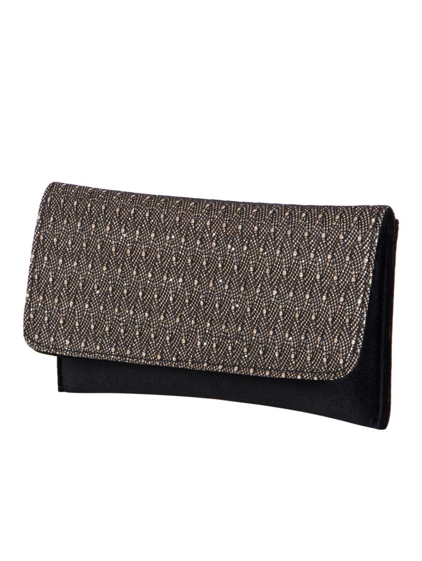 black velvet clutch - 12792385 - Standard Image - 4
