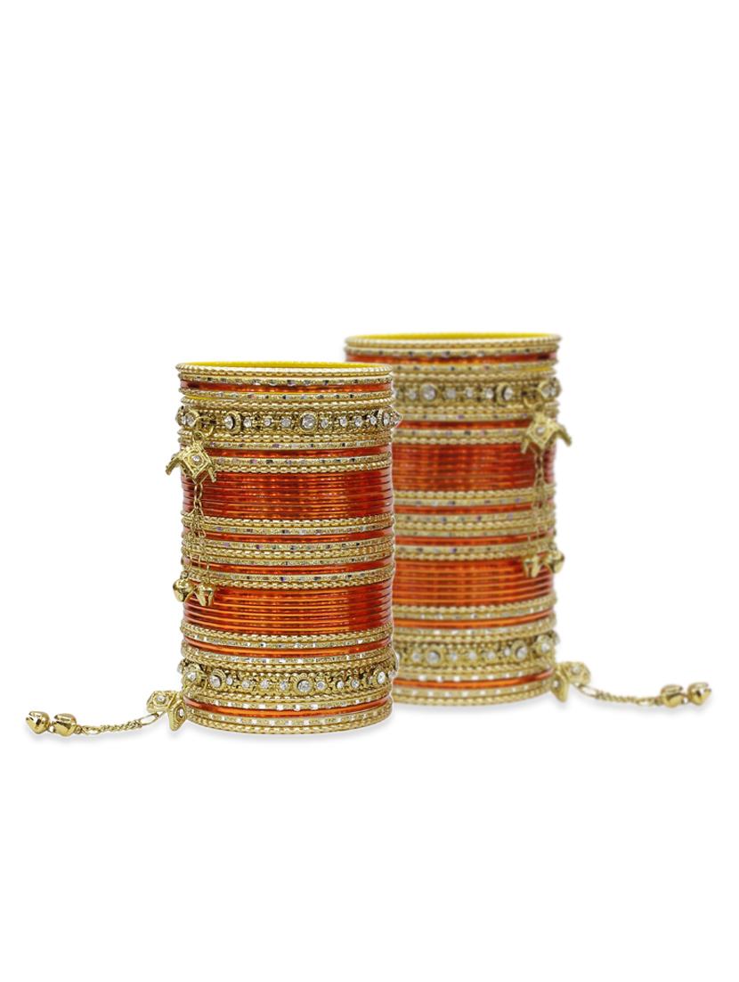 orange metal bangle