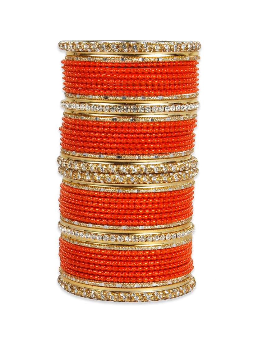 orange metal bangle