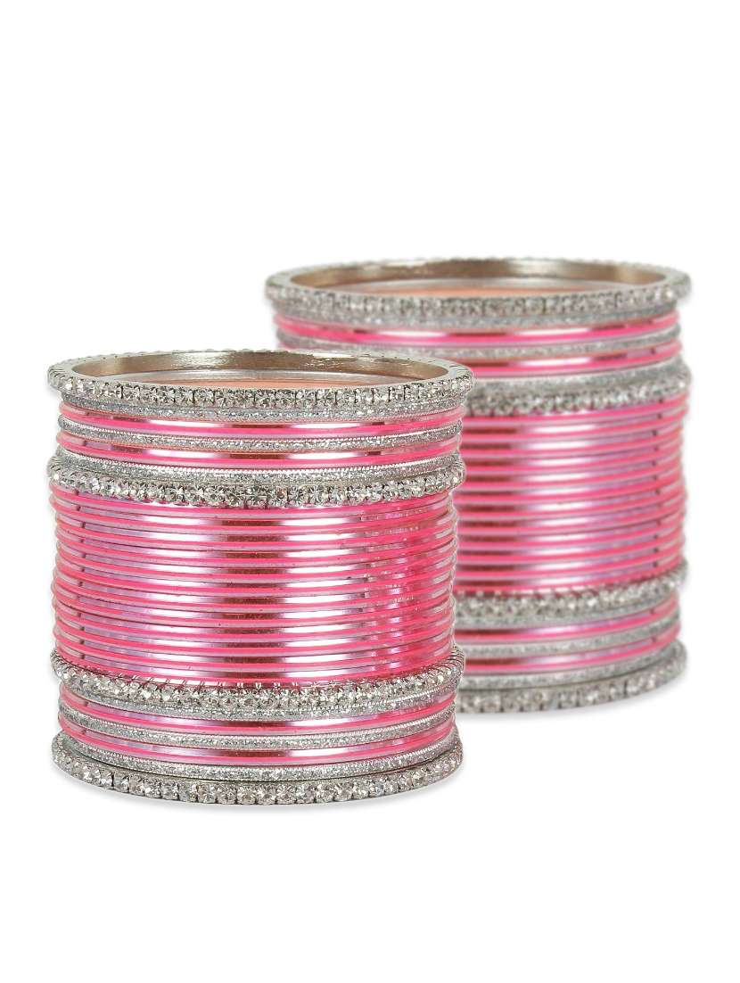 pink metal bangle