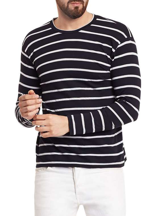 monochrome cotton  t-shirt