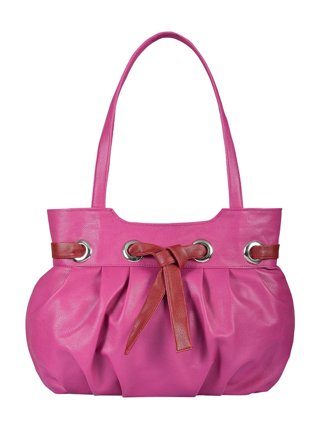 purple leatherette  handbag