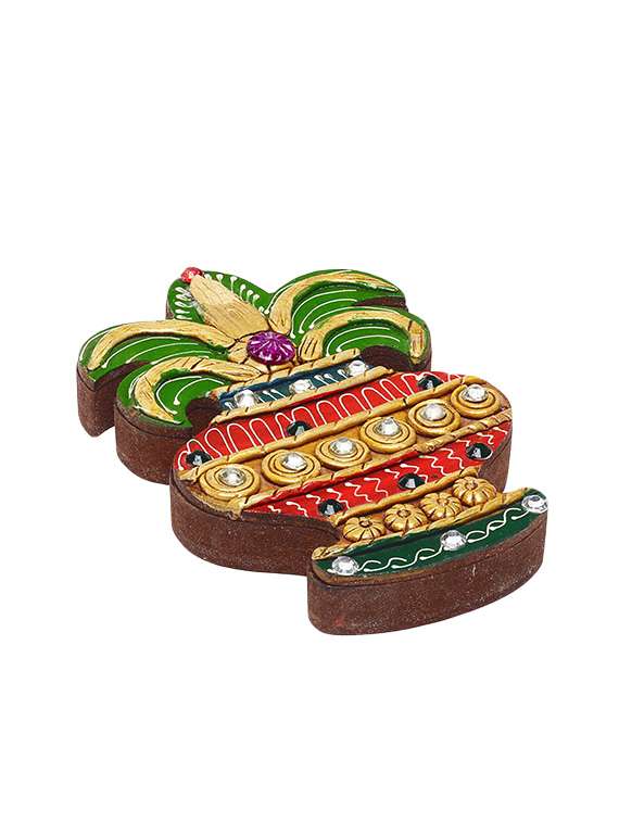 aapno rajasthan wooden  jewellery box