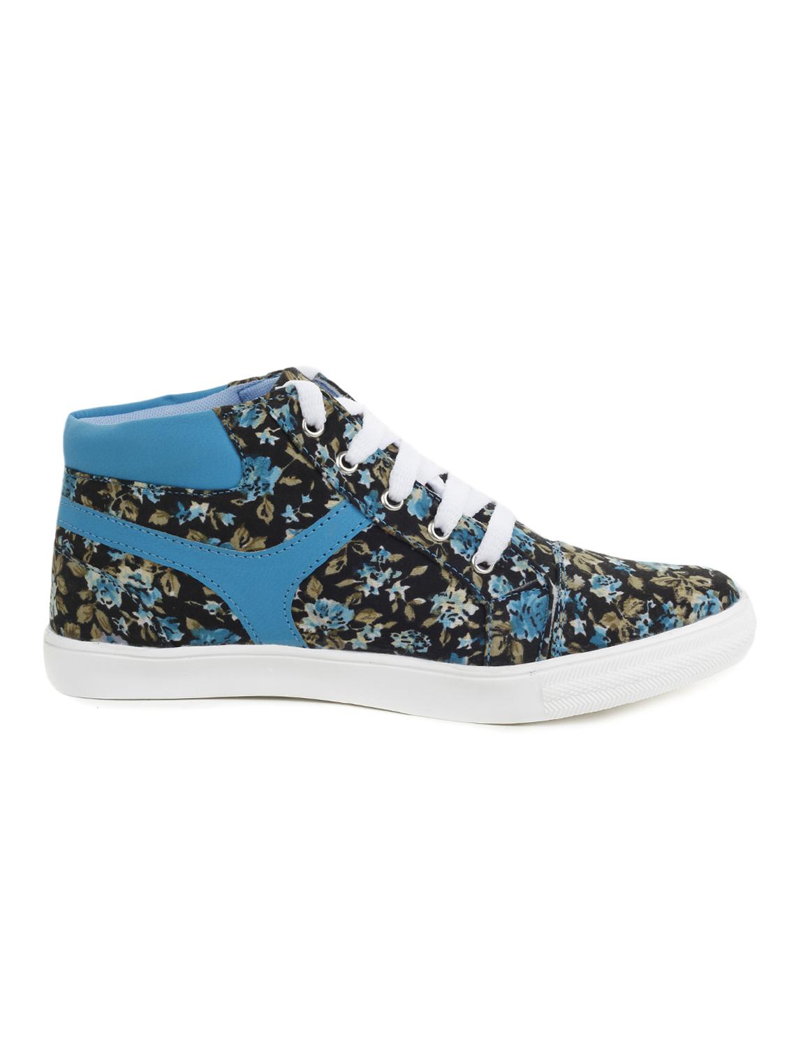 blue suede laceup sneakers - 12814521 -  Standard Image - 1