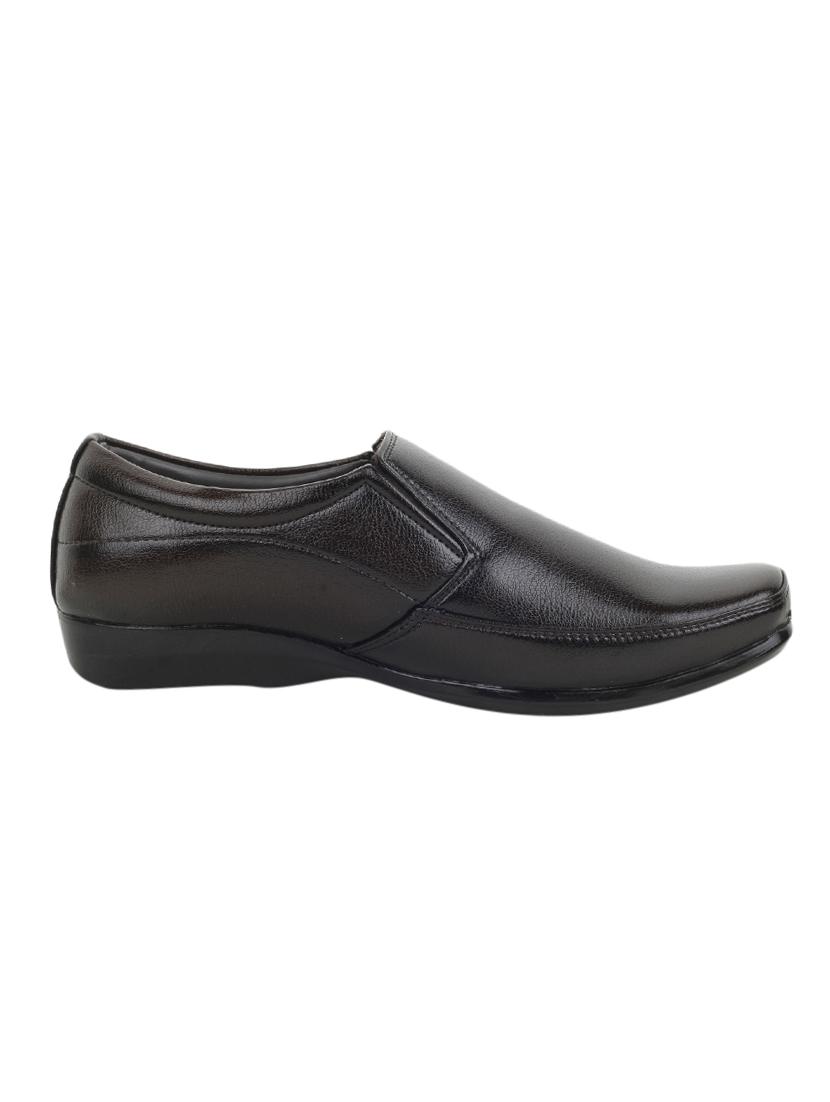brown leatherette slip on - 12816323 -  Standard Image - 1