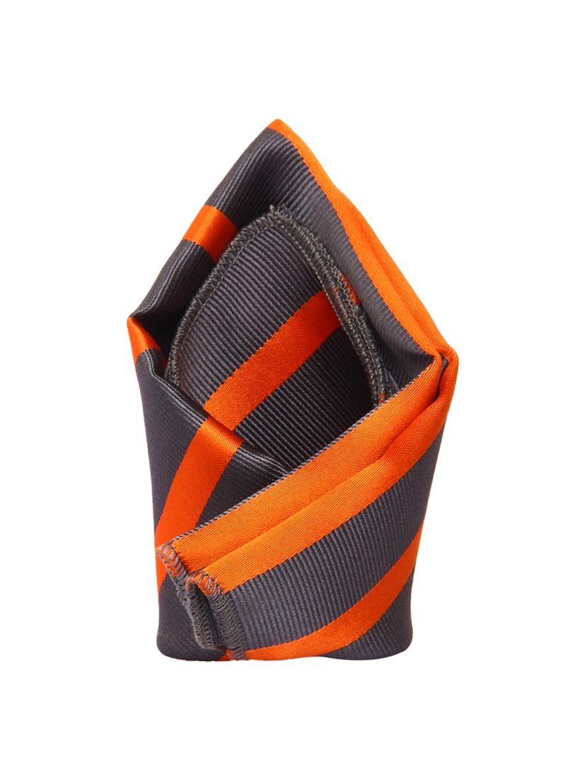 brown micro fiber pocketsquare - 12828949 - Standard Image - 1