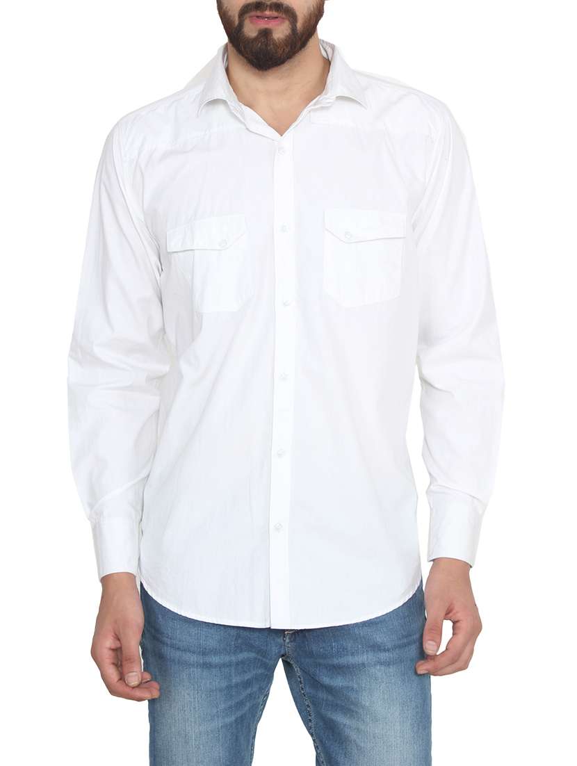 mens solid casual shirt