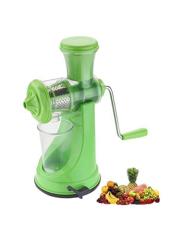 Kitchenware Manual Fruit & Vegetable Juicer Multi Color Stainless Steel Handle