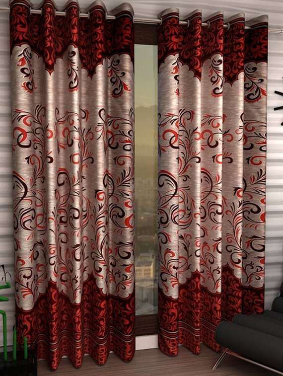 set of 2 curtain