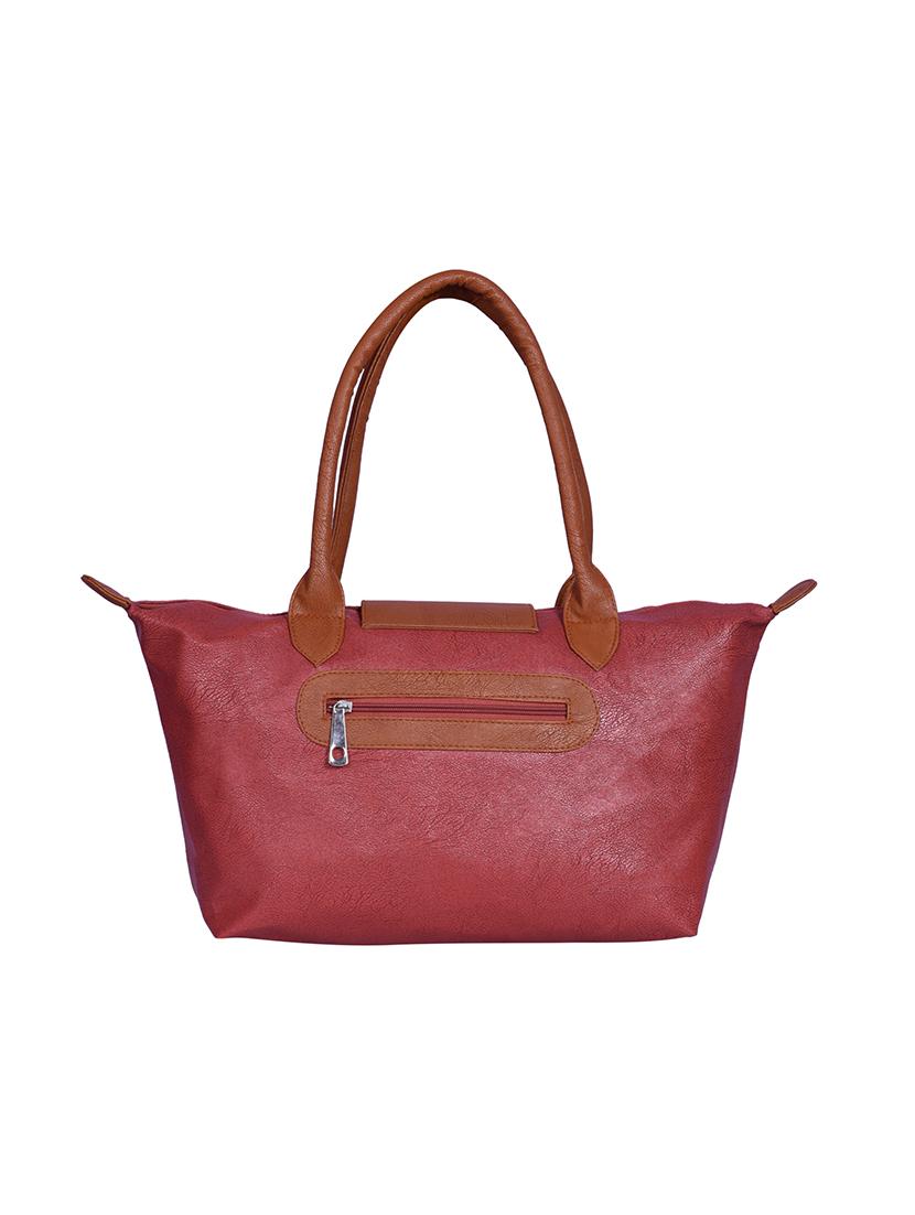 red leatherette handbag - 12854747 - Standard Image - 1