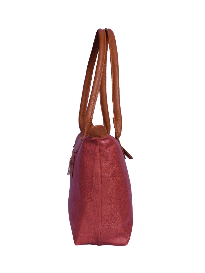 red leatherette handbag - 12854747 - Standard Image - 4