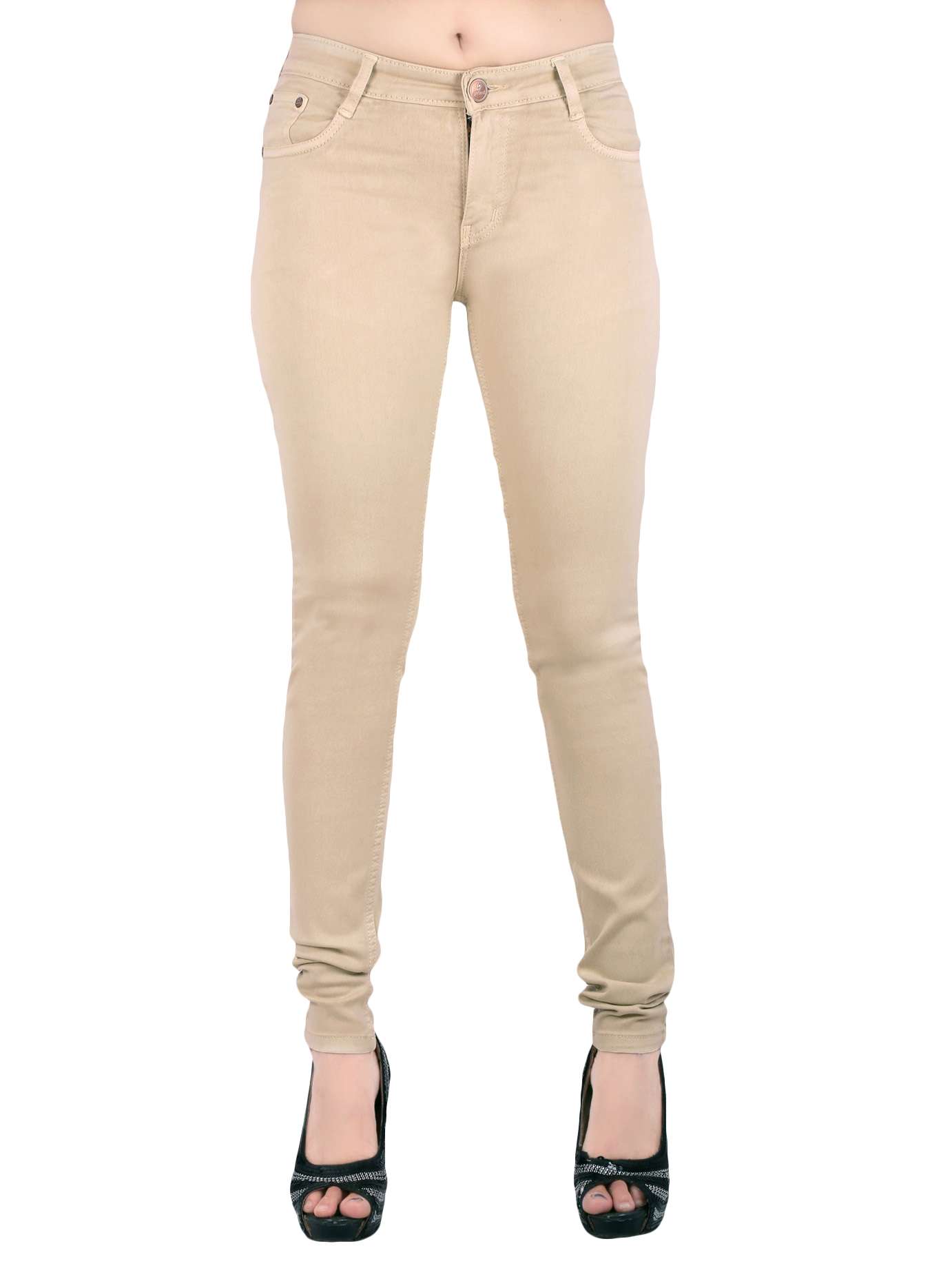 beige denim jeans
