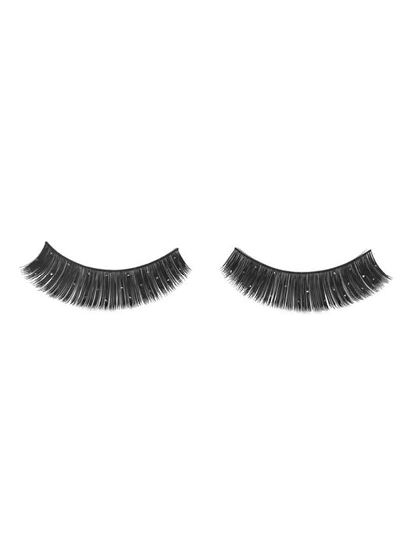 glamgals hollywood-u.s.a stylish black soft thick reusable false eye lashes for women - 12892096 -  Standard Image - 1