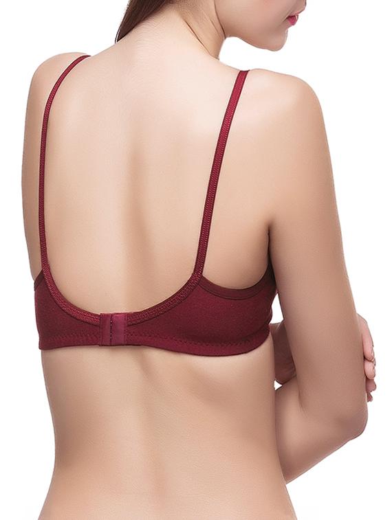 set of 3 floral patch bra - 12894564 - Standard Image - 4