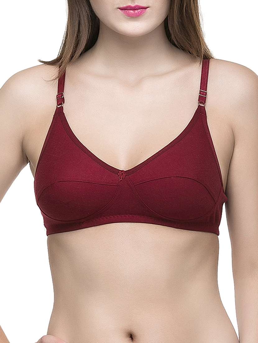 set of 3 floral patch bra  - 12894660 -  Standard Image - 1