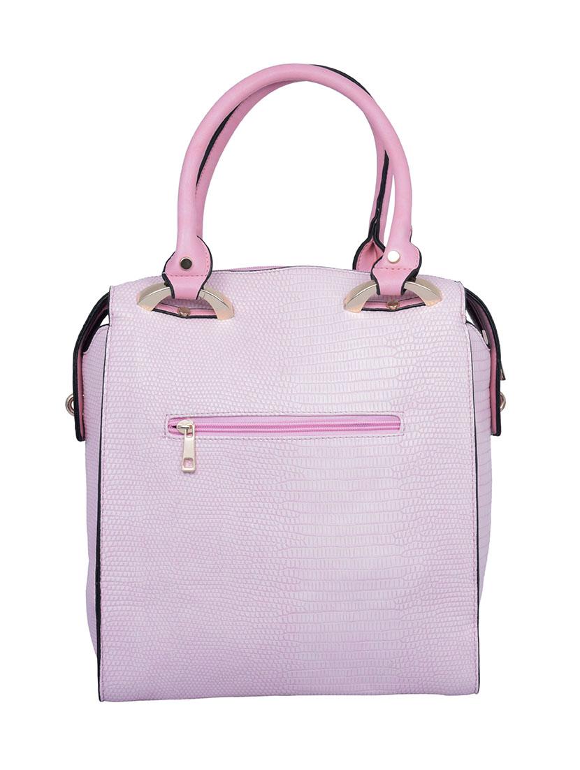 pink leatherette handbag - 12895102 -  Standard Image - 1