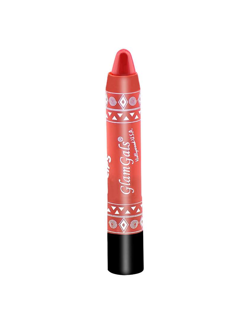glamgals hollywood-u.s.a 24/7 lip color long lasting moisturising kissproof lipstick pencil,orange,3.7g - 12901867 -  Standard Image - 1
