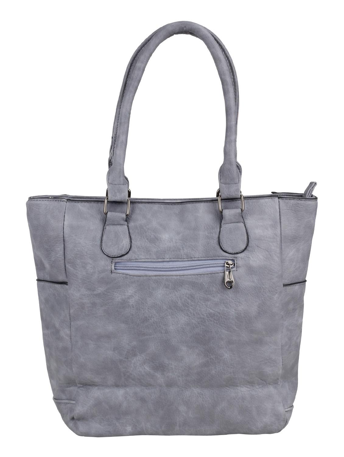 silver polyester handbag - 12905421 - Standard Image - 1