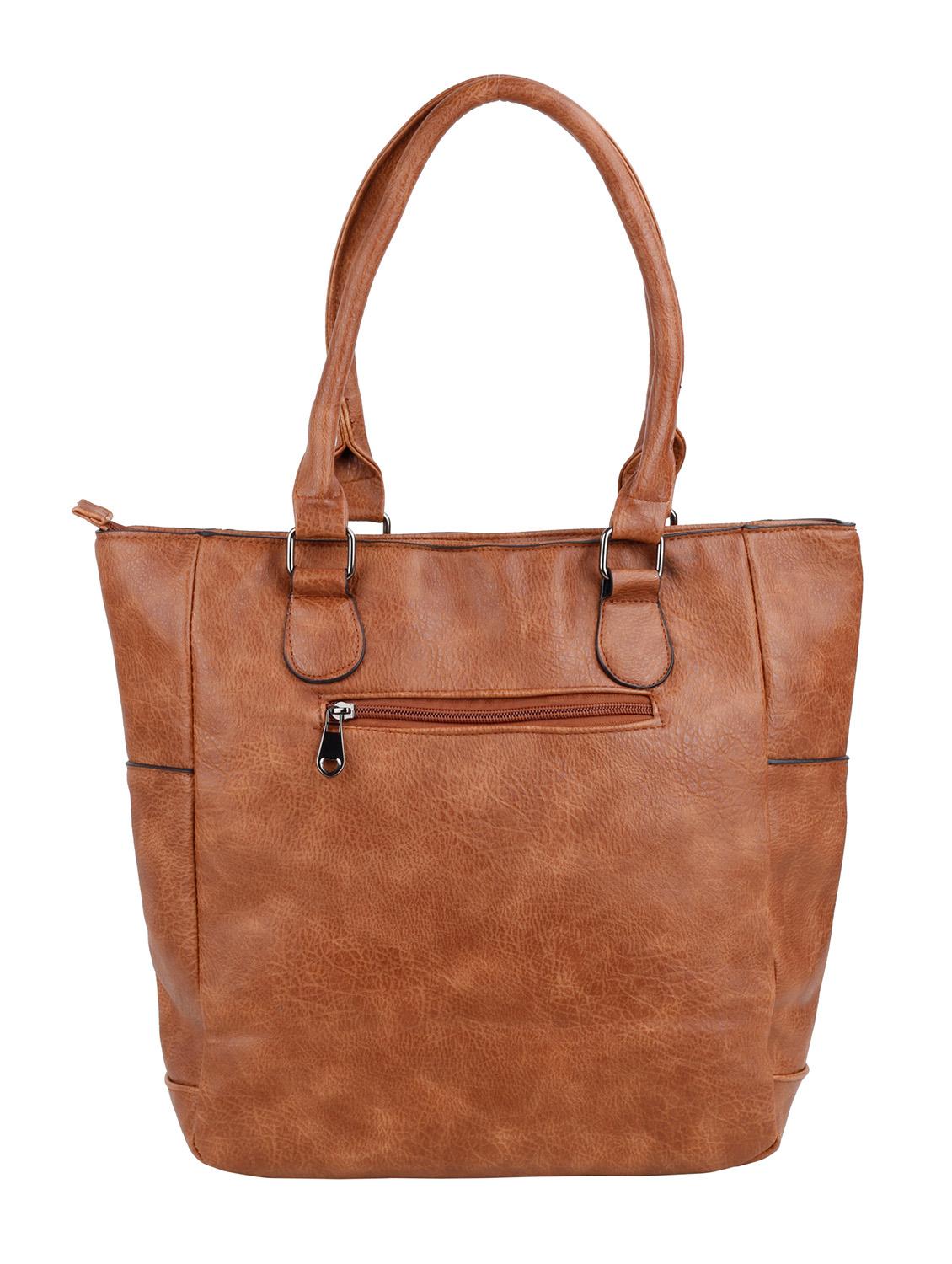 brown polyester handbag - 12905422 - Standard Image - 1