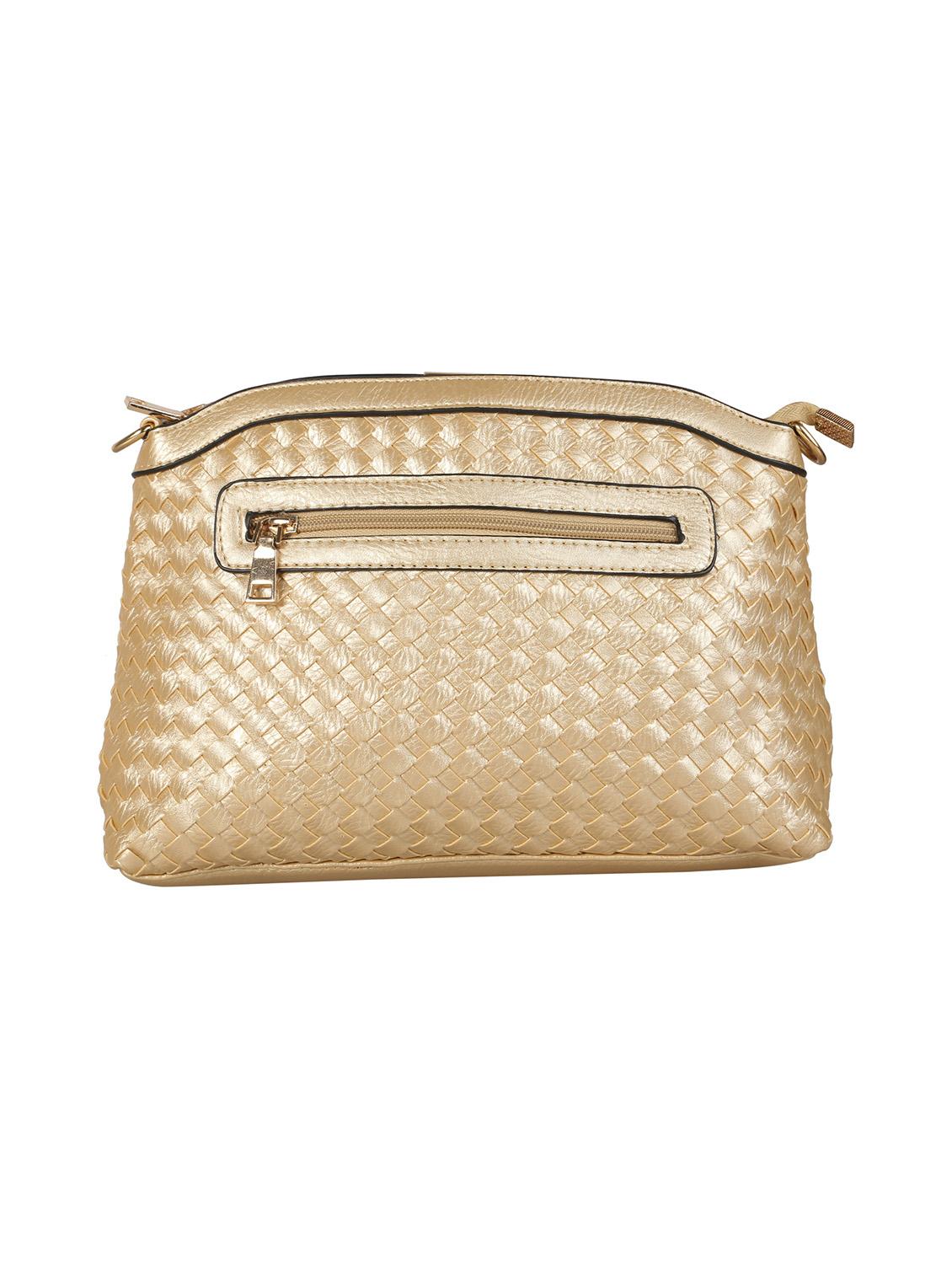 gold polyester sling bag - 12905428 -  Standard Image - 1