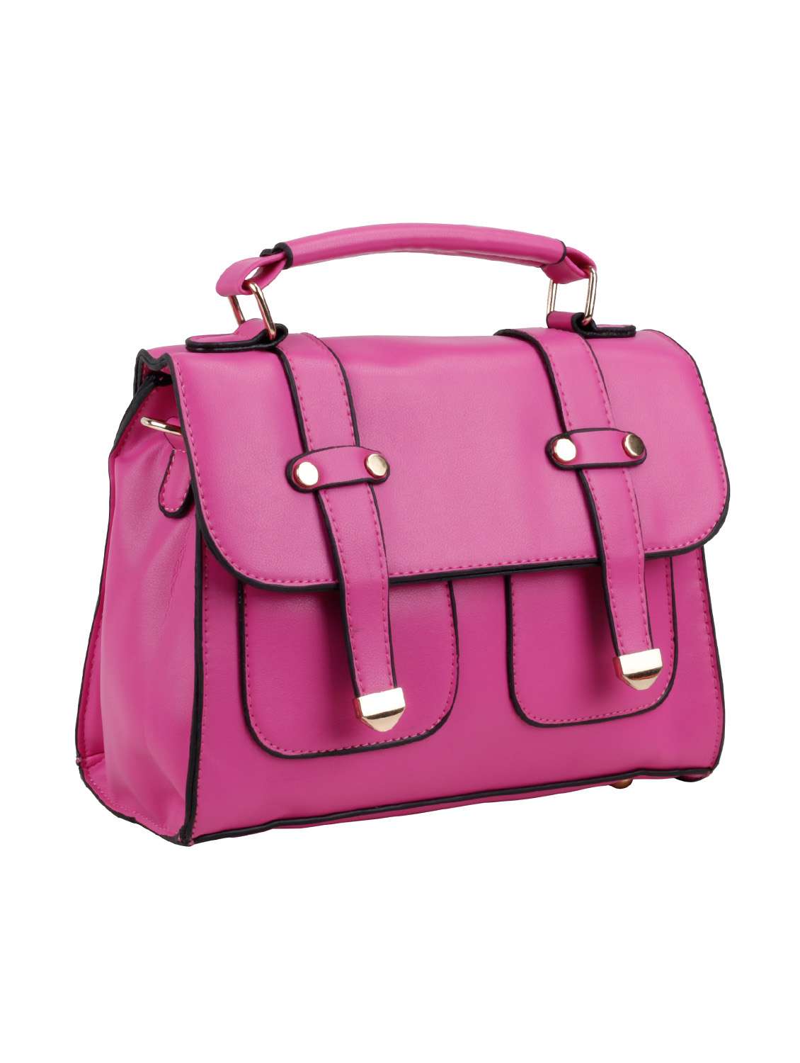 pink polyester regular satchel - 12905441 -  Standard Image - 4