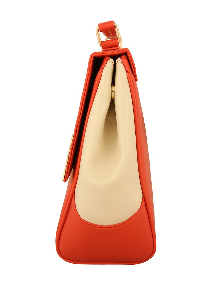 red leatherette handbag - 12906300 - Standard Image - 4