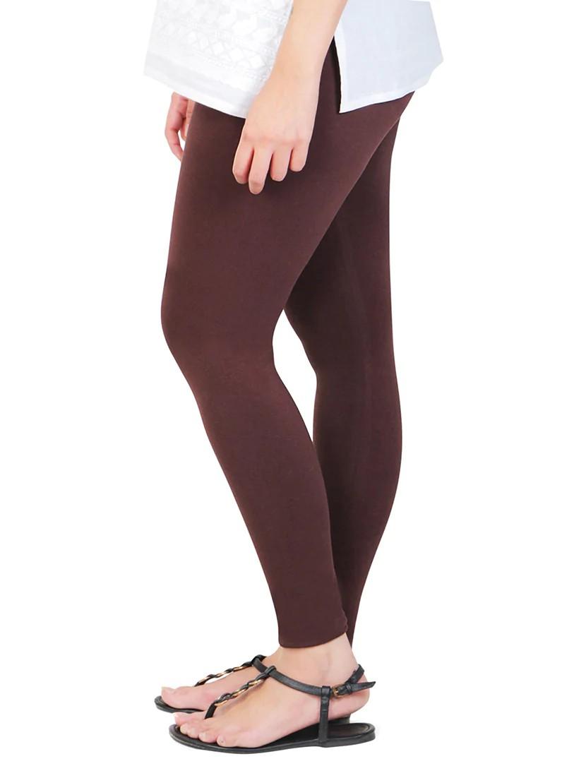 brown cotton leggings - 12911997 - Standard Image - 1