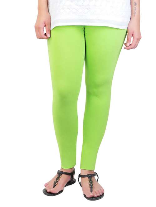 green cotton leggings - 12912000 -  Standard Image - 0