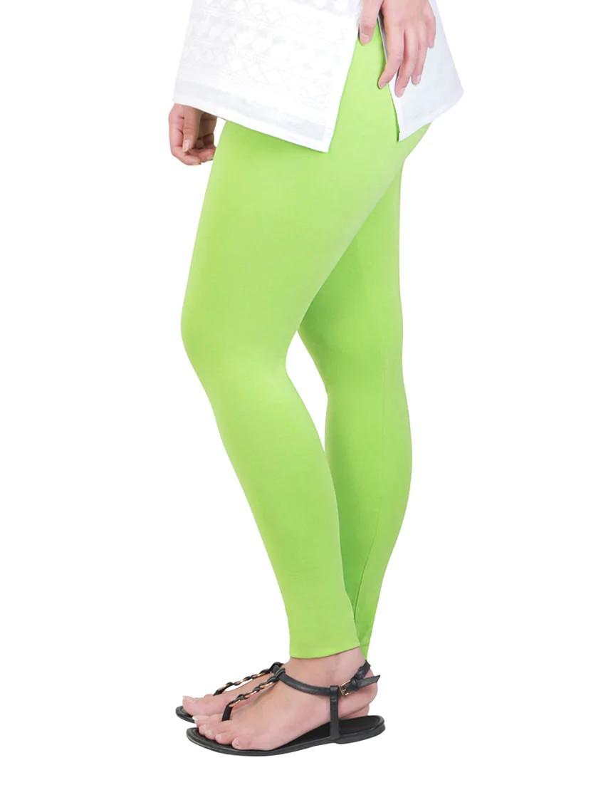 green cotton leggings - 12912000 - Standard Image - 1