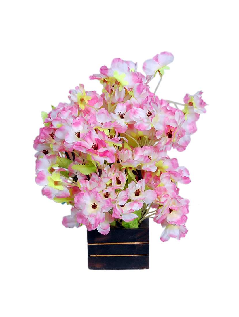 loxiaa pink  artificial  flower with  pot (25 cm)