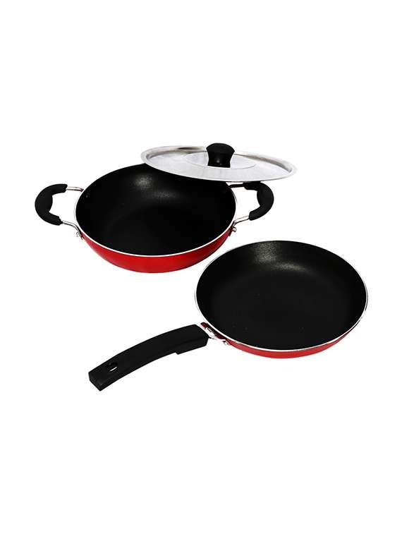 glossy kitchen nonstick cookware set