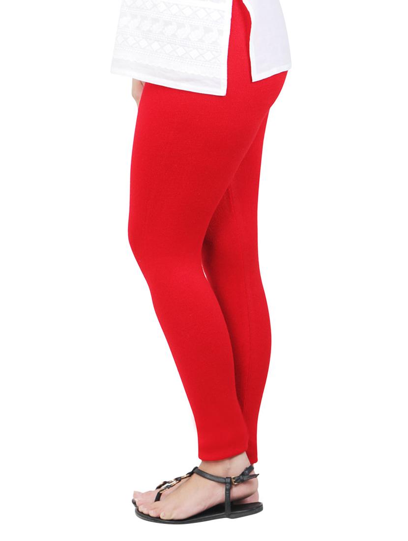 red woollen legging - 12918459 - Standard Image - 1