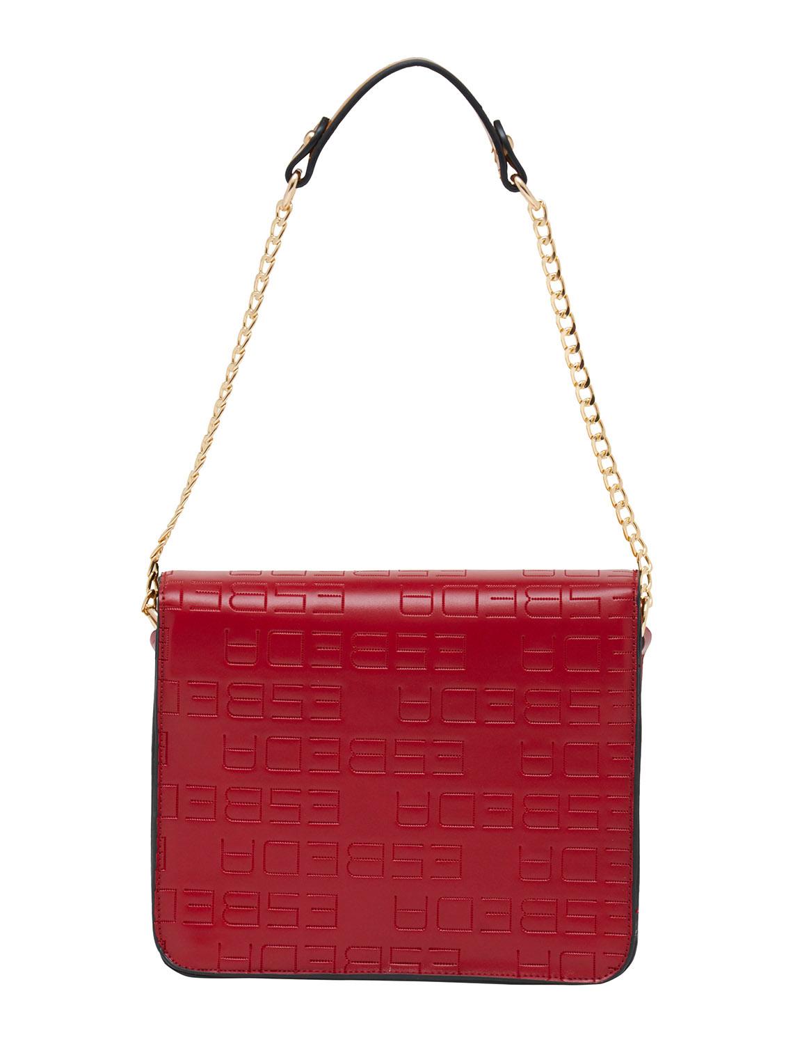 red synthetic leather sling bag - 12929460 -  Standard Image - 1