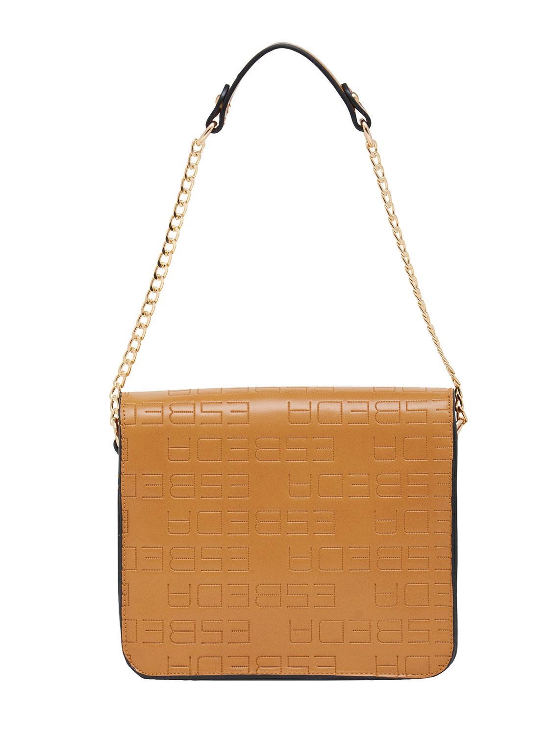 beige synthetic leather sling bag - 12929461 -  Standard Image - 1