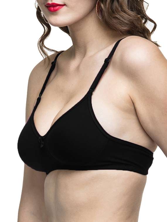 black hosery bra - 12932112 - Standard Image - 1