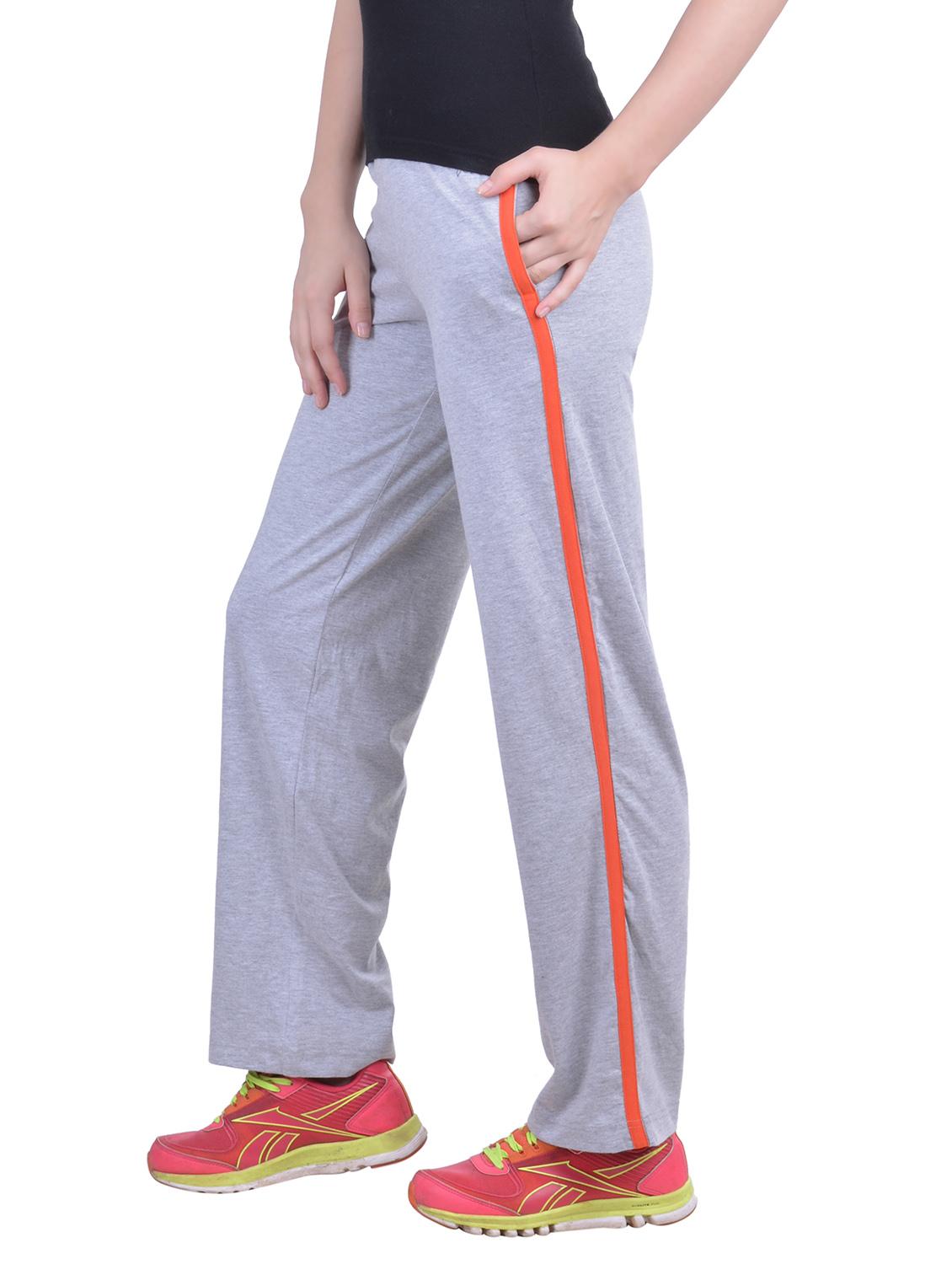grey cotton track pant - 12932116 -  Standard Image - 1
